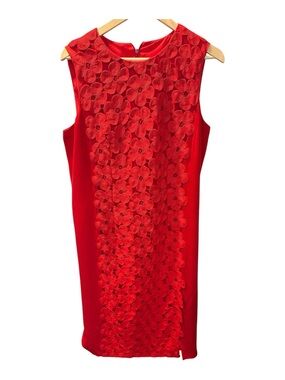 AKRIS Anemones Embroidery Cocktail Dress- Size 12